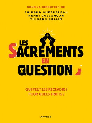 cover image of Les sacrements en question
